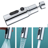 Rallonge de buse de robinet d'eau réglable à 3 modes Buse de robinet de cuisine amovible pivotante à 360 degrés