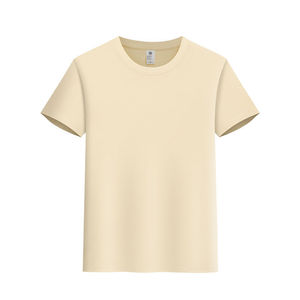 Heavyweight Cotton Short Sleeve T-Shirt Solid Color Custom Logo Printing For Corporate Work Uniforms Team Cultural Shirts - Product Image 3