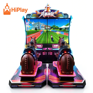 Máquina de Juego de Carreras de Caballos de Lujo para 2 Jugadores, <span class=keywords><strong>Simulador</strong></span> de Movimiento Dinámico, Operada con Monedas, Juego de Galope para Parques de Diversiones Comerciales - Product Image 1