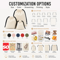 Sacs en lin recyclé avec cordon de serrage, sacs de rangement en tissu, sacs en mousseline, pochettes en coton avec cordon de serrage et logo personnalisé