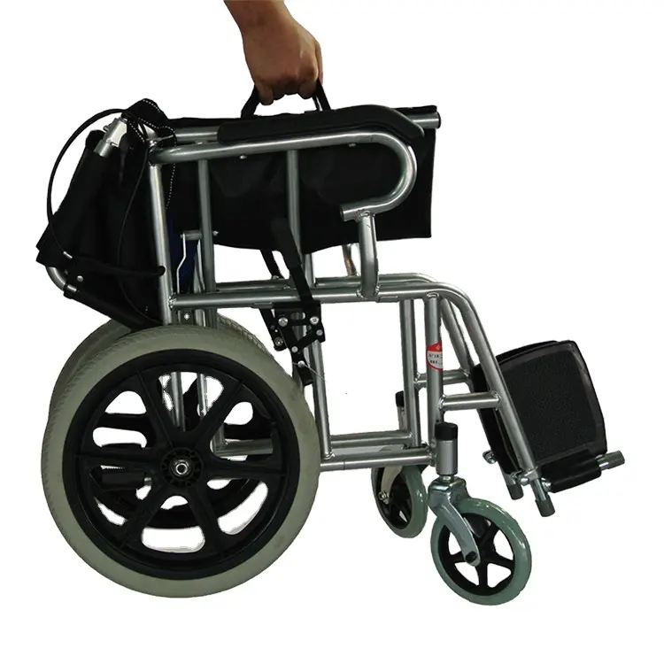 CE ISO Berat Ringan Ortopedi Kursi Roda Manual, Kursi Roda Dorong Tangan untuk Orang Tua Nonaktif