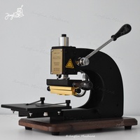 Machine à gaufrer manuelle à chaud Moules en laiton personnalisés Machine à estamper le cuir pour portefeuilles cartes PVC avec marque personnalisée