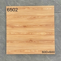 Carrelage mural et de sol en céramique imitation bois 600x600mm, antidérapant, 8mm d'épaisseur, finition mate, moderne, pour chambre, salon, salle de sport, salle de bain, couloir