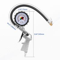 Pistolet gonflable Kulaipu largement utilisé pour gonfler les pneus, certifié CE ROHS FCC, ajustement universel