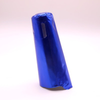 Fermoirs en aluminium avec revêtement saranex, 6 pièces, différents coloris, bouchons pour bouteille de vin rouge, vin, whisky, vodka, champagne