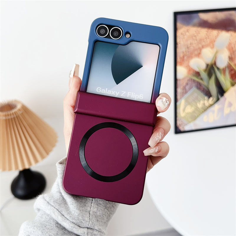 Azul y púrpura oscuro