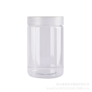 Bocaux alimentaires transparents en plastique PET de 85 mm avec couvercle hermétique, récipients ronds pour le stockage en cuisine et l'emballage des épices - Product Image 5