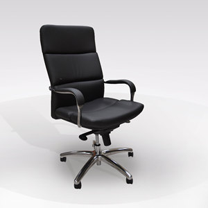 CHAISE DE BUREAU MOBY SMART H NOIRE - Product Image 1