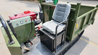 Prix usine Mini dumper chenillé Euro 5 CE EPA pour boue et routes accidentées avec levage hydraulique