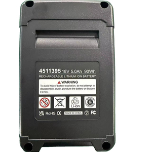 Paquete de Baterías de Iones de Litio de Alta Capacidad de 18 V y 5.0 Ah con Celdas de Litio de Grado Industrial, 90 Wh, Multiprotección, 1 Año de Garantía para Herramientas Eléctricas Inalámbricas - Product Image 5