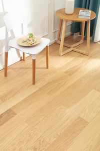Suelo de madera maciza de roble europeo, resistente al agua, color blanco - Product Image 5