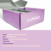 Fabricante personalizado impreso Color cartón Mailer envío postal caja de embalaje de papel corrugado caja de envío