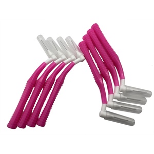 Customized Stainless Steel Interdental <b>Tooth</b> Brush Nylon Bristle <b>Teeth</b> Cleaning Dental Floss <b>Pick</b> Wire Wire Interdental Brush - Product Image 1
