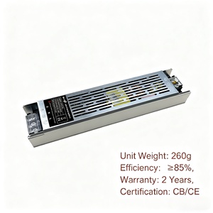 Fuente de Alimentación LED AC-DC con Carcasa de Aluminio Sin Atenuación, IP20, Entrada 200-240V, Salida DC12V, 60W/100W, Controlador de Iluminación - Product Image 5