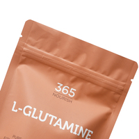 Sachets refermables personnalisés en BOPP/AL/PE laminé imprimé par gravure, transparents, résistants à l'humidité, avec fermeture éclair, réutilisables, pour aligneurs et farine