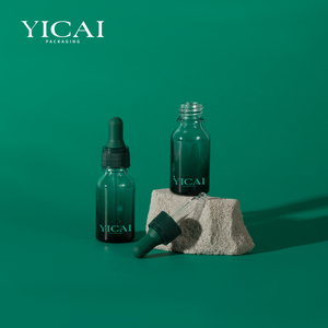 Chai xanh 5ml/10ml/<span class=keywords><strong>15ml</strong></span>/20ml/30ml/50ml/100ml có ống nhỏ giọt thủy tinh, nắp nhựa gân, bơm cao su dùng cho nước hoa - Product Image 3