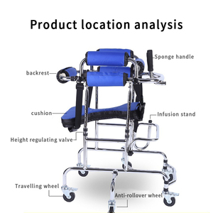 Children's 6-Wheel Walker Home Medical Equipment with Safety Features to Prevent Sideways Backwards Falls Rollerless <strong>Rollator</strong> - Product Image 5