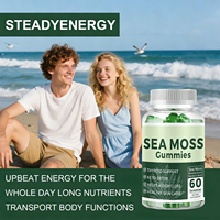 WELLBODY OEM Marque Privée Vente en Gros Gummies de Mousse de Mer Soutien Immunitaire Supplément Naturel pour Adultes