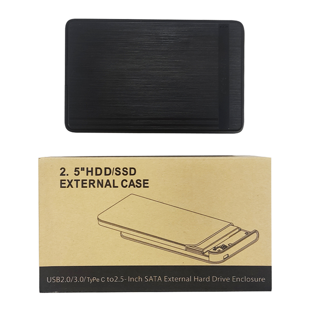 USB 3.0 SATA Internal SSD Hard Drive Enclosure ABS Plastic External Case with Tool-free Installation 12-Month Warranty in Stock