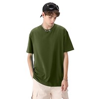 T-shirt décontracté en coton 230g, logo imprimé, coton uni OEM, t-shirts personnalisés pour hommes avec logo, logo personnalisé imprimé