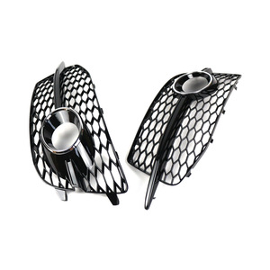 Rejillas Inferiores de Panal para Faros Antiniebla Audi Q3 8U0807682D 8U0807681D, Piezas de Repuesto de ABS Negro - Product Image 4