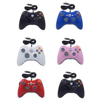 Manette de jeu filaire USB avec moteur de vibration pour Xbox 360, contrôleur de jeu pour PC