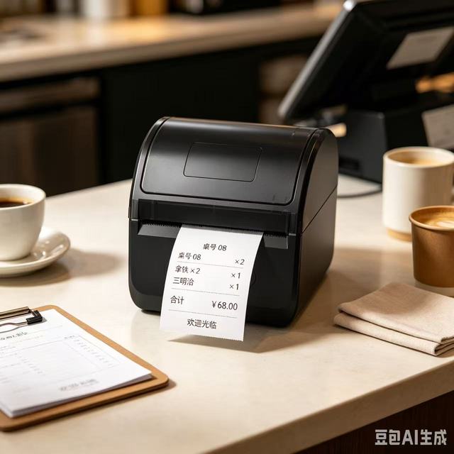 80mm Portable Mobile Mini Thermal Printer, Compatible with Thermal Paper Receipt Rolls, Bill Ticket Printer for Android/Windows
