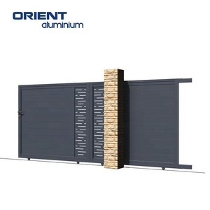 Portes coulissantes modernes en aluminium Porte de villa 2 ailes Porte pliante Design d'hôtel Usine directe - Product Image 2