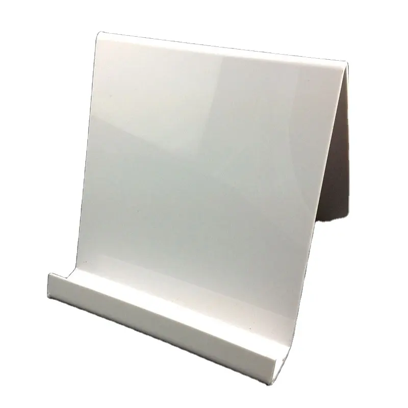 OEM Chinese manufacturer Acrylic iPad display with brochure holder desktop stand