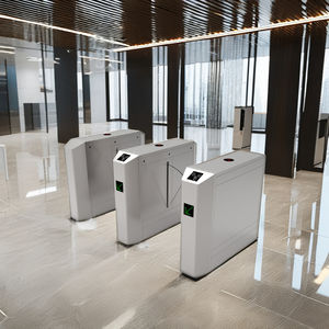 Système de contrôle d'accès de portail tourniquet à barrière à clapet pour piétons ODM/OEM avec reconnaissance faciale biométrique et lecteur de carte RFID - Product Image 6