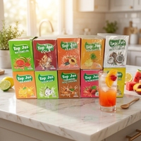 Poudre de jus de fruits en gros, marque privée personnalisée, 100 % naturelle, boisson instantanée en poudre, provenant d'un fournisseur chinois