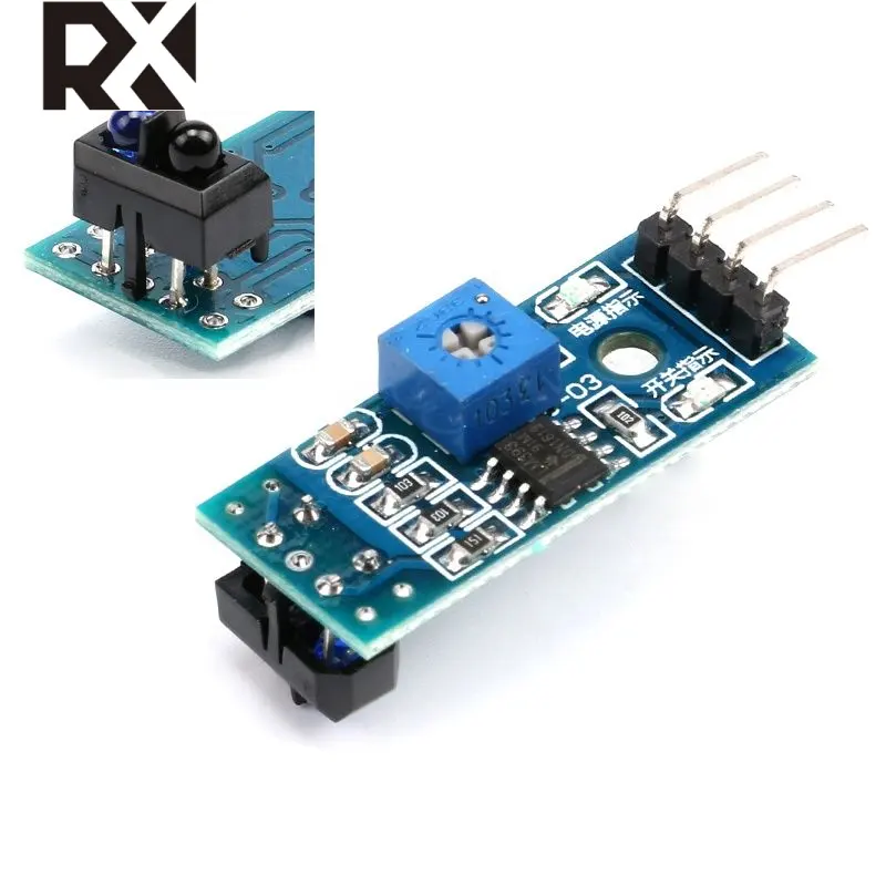 RX TCRT5000 TCRT5000L Reflective IR Infrared Optical Sensor Photoelectric Switches Track Sensor Module for Tracing Smart Car