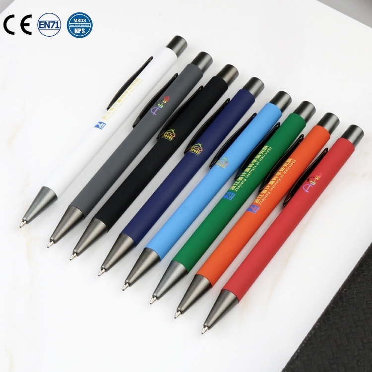 Branded Plastic Ballpoint Pens with Custom