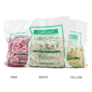 Malaysia Anti-Statische Veiligheidshandschoenen Voor Semi-Dirigent Cleanroom Natuurlijke Latex Esd Vinger <span class=keywords><strong>Cot</strong></span> In Geel Wit Zwart Roze - Product Image 1