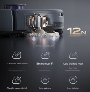 Aspirateur robot intelligent Narwal Xiaoyao 001 - Sans fil, lavage humide/sec, forte aspiration, vidage automatique des débris pour hôtel - Product Image 6