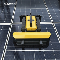 Équipement de nettoyage de panneaux solaires SUNNOVA L3 Light Crawler pour toits hauts et étroits, installation facile, utilisation par une seule personne, faible coût
