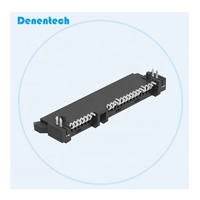 Denentech Chapado en oro Hembra H5.2 Down Type DIP PCB 7 + 15P Conector de alimentación SATA Conectores de diseño duradero