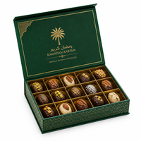 Boîte d'emballage personnalisée pour dattes au chocolat, boîte en carton de luxe, emballage de dattes de Ramadan, boîte cadeau