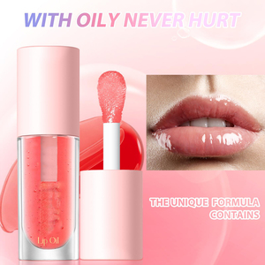 Vegan Clear Lip Oil Hydrating Lip Color Changed Moisturizing clear Lipgloss Private Label Vegan Fruit Flavor Cute Lip Balm Oil - Product Image 5