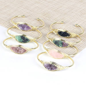 CHUSE cristallo artigianato guarigione pietre donna braccialetto braccialetti braccialetti in cristallo naturale braccialetti gioielli per ragazze - Product Image 1