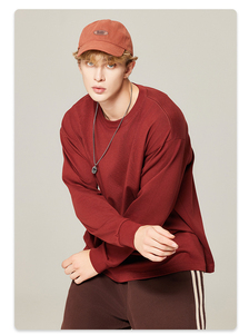 Áo thun tay dài chất liệu cotton 100%, dày dặn 300 GSM, kiểu dáng unisex, tay bo gân, mã MT2512 Ins& Best Sellers - Product Image 5