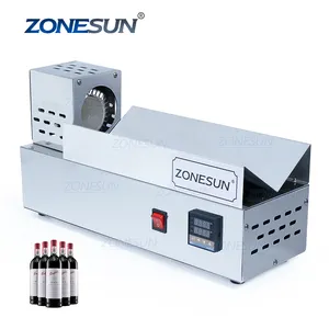 ZONESUN ZS-SX830 termostatik termal PVC kapsül şarap şişesi kollu ısı küçülen mühürleme makinesi