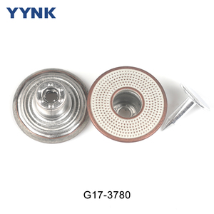 Nút áo jean kim loại khắc logo hình bông lúa mì, hàng mới về, đặt làm riêng - Product Image 2