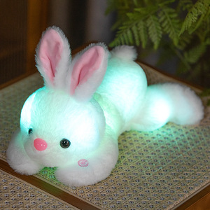 Wholesale Lighting up Rabbit Led Stuffed Toys Colorful Peluche <strong>Bunny</strong> for Kids - Product Image 1