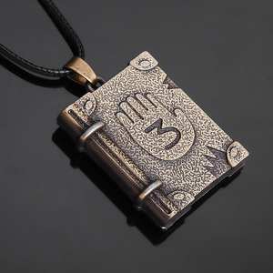 Брелок <span class=keywords><strong>Gravity</strong></span> <span class=keywords><strong>Falls</strong></span>: треугольный глаз, Диппер, дневник, ожерелье, подарок - Product Image 6