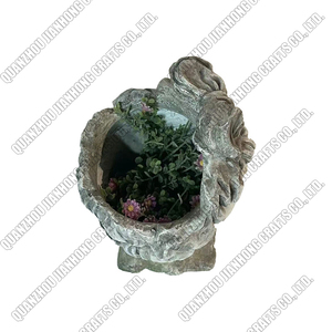 Jardín personalizado estilo Simple cemento <span class=keywords><strong>maceta</strong></span> flores planta al aire libre Linda diosa chica <span class=keywords><strong>cabeza</strong></span> cara <span class=keywords><strong>maceta</strong></span> - Product Image 6