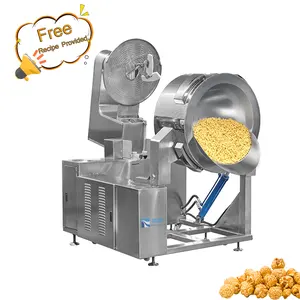 Hot Sale Industrial Gas Electric Popcorn Machine Automatic Popcorn Making Machine Manufacturer