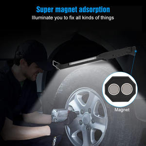 XPG + COB-luz <span class=keywords><strong>de</strong></span> advertencia roja y azul, luz <span class=keywords><strong>de</strong></span> trabajo portátil con Base magnética, linterna recargable por USB para emergencia <span class=keywords><strong>de</strong></span> <span class=keywords><strong>reparación</strong></span> <span class=keywords><strong>de</strong></span> coche - Product Image 5