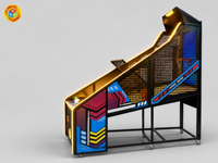 Machine d'arcade de tir au basket avec moniteur LED vertical 300 W