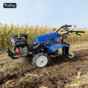 Mini-motoculteur robuste à 7 vitesses avec roulement, autopropulsé, à quatre roues motrices pour la préparation des sols densément compactés dans les vergers et les vignobles - Product Image 2